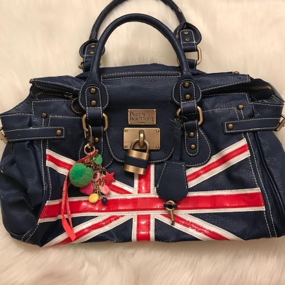 paul's boutique leopard print bag